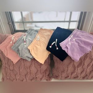 5 pairs of baby cotton shorts